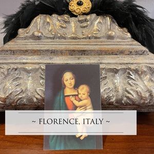 ~ FLORENCE, ITALY~ Madonna & Child Prayer Cards